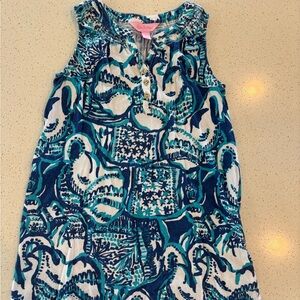 Lilly P Mini Essie Dress Blue and White Patterned Dress